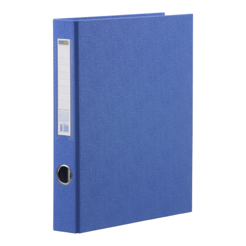 Папка-реєстратор двухстороння, 4 D-обр.кільця, А4, ширина торця 40 мм, синя, BM.3106-02 BUROMAX